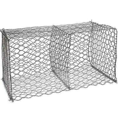 China Waterproof PVC Coated Hexagonal Gabion Mesh Woven Gabion Stone Cage Low Price for sale