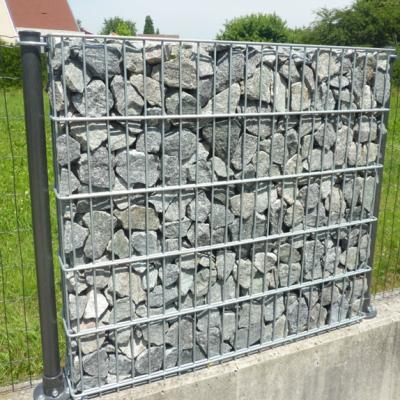 China Corrosion Resistance Welded Stone Gabion Box Cages Construction Wall Bunnings Gabion Basket Low Price for sale