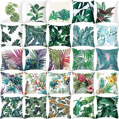 China Home Household Items Tropical Plant Custom Pillow Cases for sale