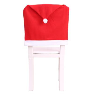 China Festival Gift Newcomer Christmas Ornaments Nonwoven Chair Cover For Christmas Decoration for sale