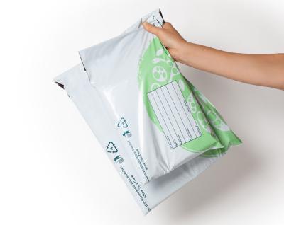 China Recycled Custom Degradable Bio Mailer Ad Plastic Bag for sale