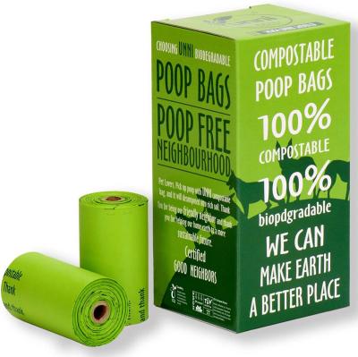 China Sustainable Compostable Dog Poop Bags Astm for sale