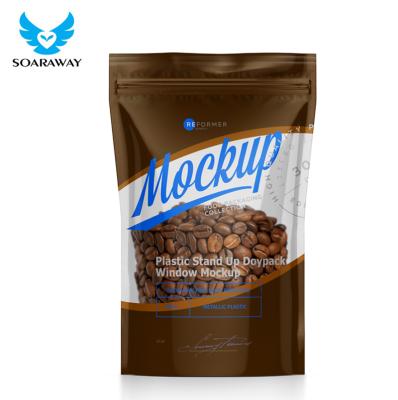 China Moisture Proof Stand Up Coffee Beans Packing Pouch 200g for sale