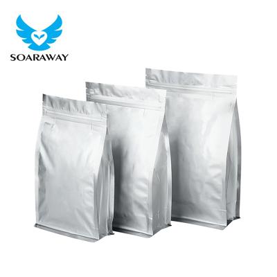 China Private Custom Free Sample Food Foil Coffee Bean Bag 1 Liter Coffee Pouch Aluminum Foil Coffee Ziplock Valve Bags for sale