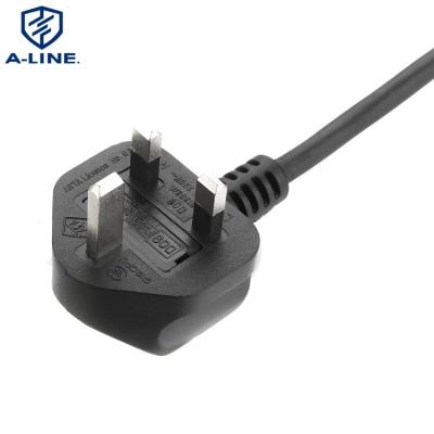 China Home Appliance or Outdoor UK Standard 3 Pins Ground Plug 6FT 1.8 Meters AC Power Cord With C13 Connector For PS3 Xbox 360 Computer Monitor Printer for sale