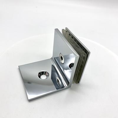 China 90 Degree Chromeplate Stainless Steel Shower Hinges Wholesale Modern Glass Bracket Hydraulic Glass Door Hinge for sale