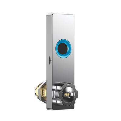 China Security Zinc Alloy Electronic Smart Biometric Fingerprint Office Apartments Hotel Smart Door Lock With Key Switch for sale