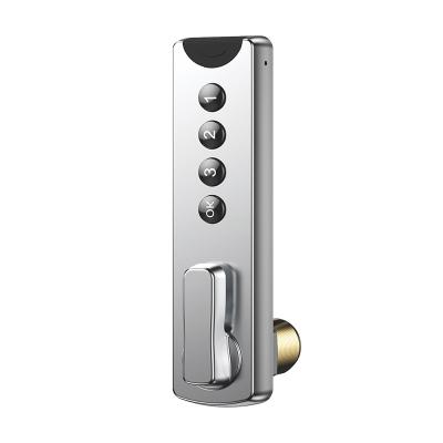 China Waterproof Home Waterproof Aluminum Smart Aluminum Handle Code Door Lock Office Apartments Hotel Apartments Keyless Smart Locks for sale