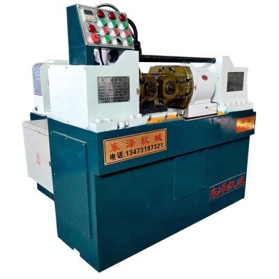 China Production Standard Nut Parts Steel Rolling Rod Threading Threaded Rod Machine for sale