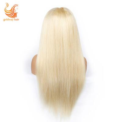 China Factory Price 100% Virgin Raw Silky Straight Lace Closure Hair Soft Thick Thick Shedding Frontal Wigs Barely Shedding for sale