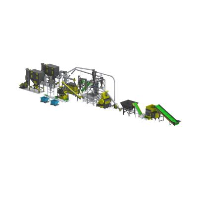 China Hotels Full Automatic Wire And Cable Crushing Separation Line On Sale for sale