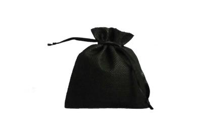 China Black Non-Woven Cloth Mesh Gift Bags For Jewelry / Timepieces / Cosmetic Packaging for sale