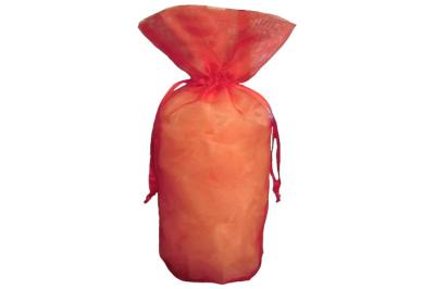 China Lovely Red Organza Drawstring Pouch Recyclable For Gift Packing for sale