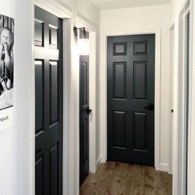 China Modern Interior Main Doors Wooden Doors Modern Paint Doors For Home for sale