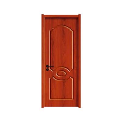 China Modern classic red high quality melamine door bedroom sound reduction wooden door for sale