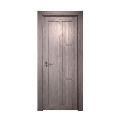 China Sound Insulation Frame Doors Panel Interior Wood Wpc Plastic Composite Door for sale