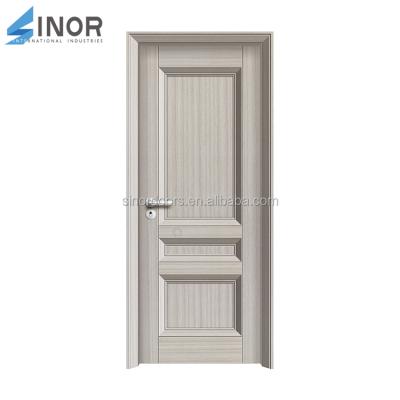 China Sound Insulation Invisible Door Frameless Solid Composite Wooden Door for sale