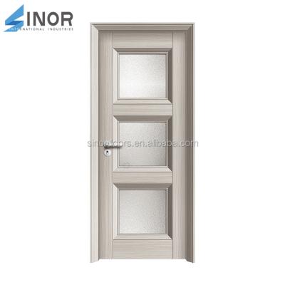 China Modern Sound Insulation HDF Invisible Door Frameless Wooden Secret Doors for sale