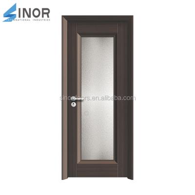 China Sound Insulation Single Swing Front Door Interior Door MDF / Hdf Wood for sale