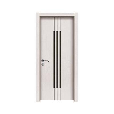 China Modern Wpc Doors Interior Solid Wood Sliding Cut Out Doors With Frames For Bathroom In Foshan for sale