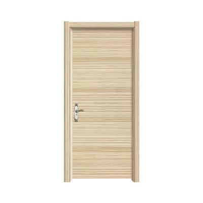 China Asian Solid Wood Door Design Bathroom Main Swing Single Door for sale