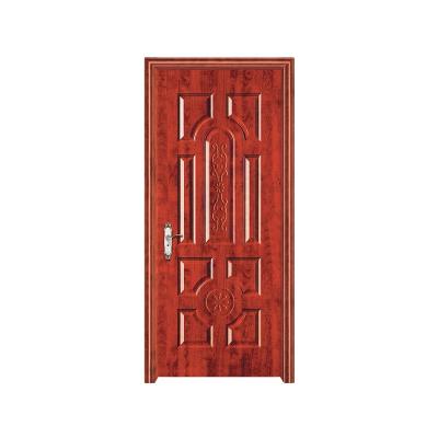 China Modern Wood Types Kitchen Entry Doors China Hdf+solid Interior High Quality Wood Frame Swing Modern PVC DOORS Villa HDF SINOR for sale