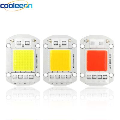 China Spotlights AC 110V 220V COB LED Lamp Smart Driverless IC LED Chip For Spotlights Factory Growing Lights 20W 30W 50W LED Bulb 60x40mm for sale