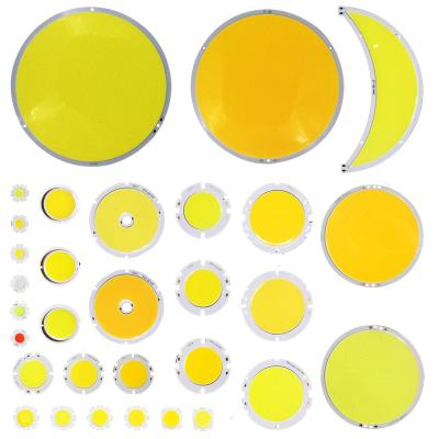 China LED Spotlight 3W-200W Round COB LED Chip For Spotlight Downlight Spotlight 14-160mm Circular LED Light Source 9V-50V DC COB Lamps for sale
