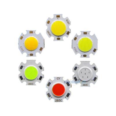 China Car Lighting 20mm Round Cob Led Chip Beads Light Source For Projector Downlight Ceiling Lamp 11mm Emitting Diameter 3W 5W 7W 10W 12W Led for sale