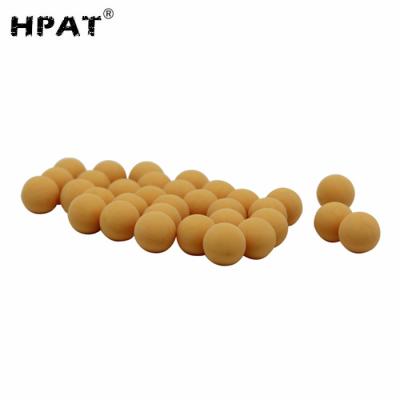 China Solid Natural Rubber 0.68 Caliber Rubber Balls Reusable Training Paintballs for sale