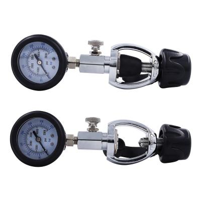 China Amazon Hot Selling Yoke Cylinder Tank Pressure Gauge Dive Tool 5000PSI 350BAR Easy to Use Easy to Use for sale