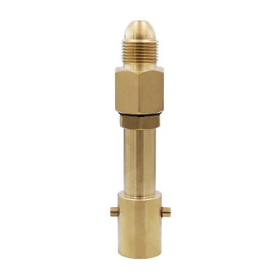 China High Durability Amazon Hot Selling Long Refill Adapter Refill Point Bayonet Brass Propane Gas LPG Bottle for sale