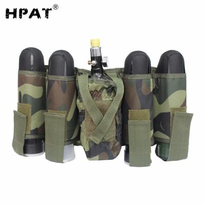 China Can pack 4 pods & 1 Pack Tank Paintball Equipment 4+1 Harness Battle Pack for sale