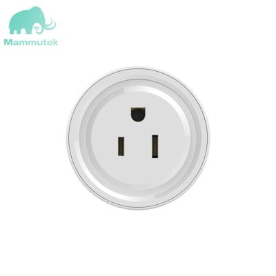 China Residential / Multipurpose Smart Socket Work with Alexa and Google Home Mammutek WiFi Mini Socket Remote Control Only Outlet Supports 2.4GHz Network for sale