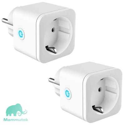 China / Versatile Tuya Factory Directly Boarded 16A 2pin App Socket Residential Good Price with Amazon Alexa and EU Google Home Mini Smart Wifi Plug for sale