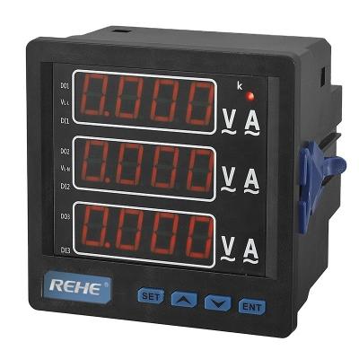 China Three Phase Intelligent A.V.Hz Digital Combination panel meter for sale