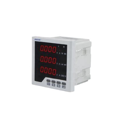 China Hot Sale Good Price easy LED Screen 96*96mm Three Phase Multifunction Power Analyzer meter for sale