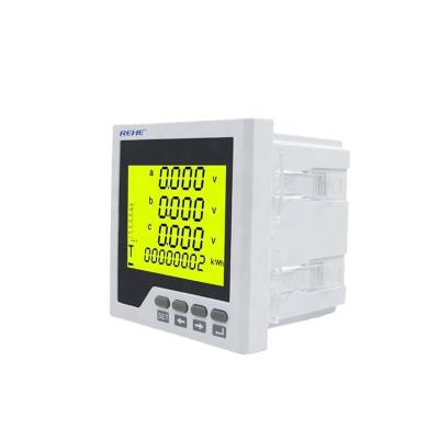 China Digital Power Factor Meter Power Meter COS meter Multi-functions meter 96*96 for sale