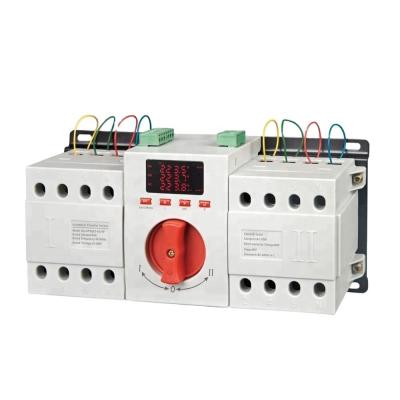 China Hot Sale 63A LED display dual power automatic transfer switch for sale