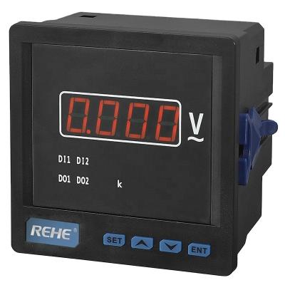 China Factory price Digital display 1 Phase Voltage meter/Voltmeter with LCD display for sale