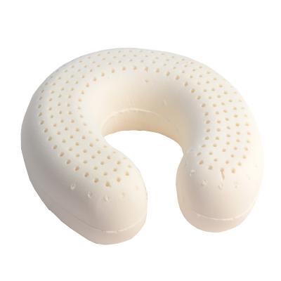 China Wholesale Price High Resilience Latex Massage U Shaped Pillow Comfortable Breathable Leisure Dustproof Pillow for sale