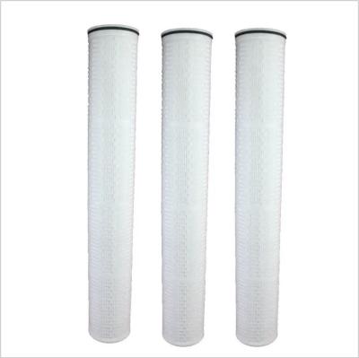 China Factory 3M High Flow Series Ptfe/nylon pp pleated filter cartridge/pvdf/pp high flow for water filtration for sale