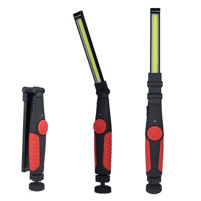 China In Stock Usb Folding COB Magnetic Magnet Led Rechargeable Work Light W55 for sale