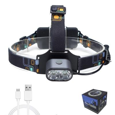 China Camping Mini Zoomable Outdoor Head Lamp 18650 Rechargeable High Power Torch Light for sale