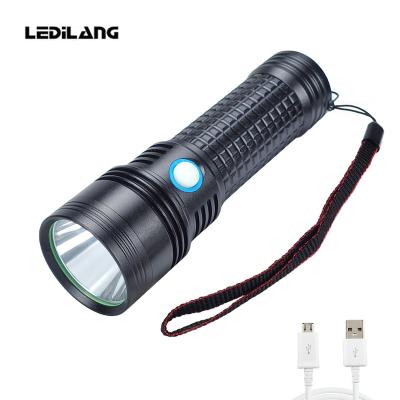 China Camping Camping Flashlights Led Torch Portable Waterproof 1000 Lumens Light Usb Rechargeable Powerful Flashlight for sale