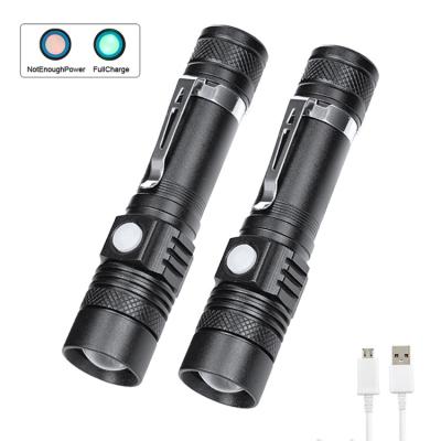 China Hot selling emergency 1000 lumen high power xml t6 flashlight usb waterproof flashlight led torch light for sale