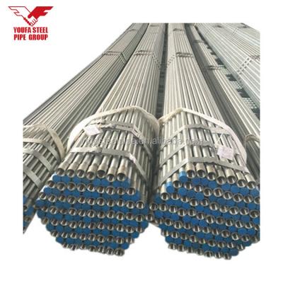 China Structure Pipe BS1387 Q235B Galvanized Steel Pipe / With Lotus Root Hot Dipped Galvanized Steel Pipe for sale