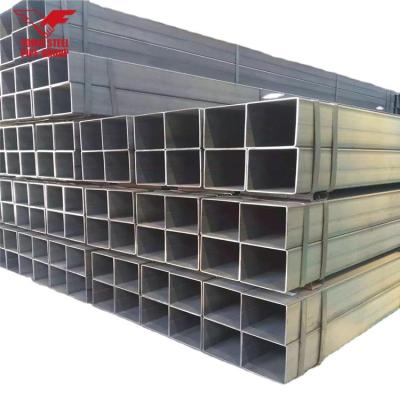 China Structure Construction Pre-Galvanized GaI Welded Steel Square And Rectangular Section Hollow Tube ASTM A500 With Price List In China for sale