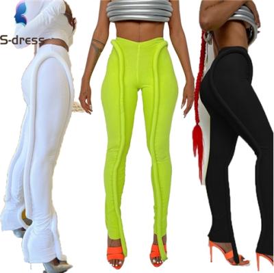 China Breathable Drop Shipping Long New Fashion Three Overalls Stretch Fashion Girls Long Pants Sports Pants for sale