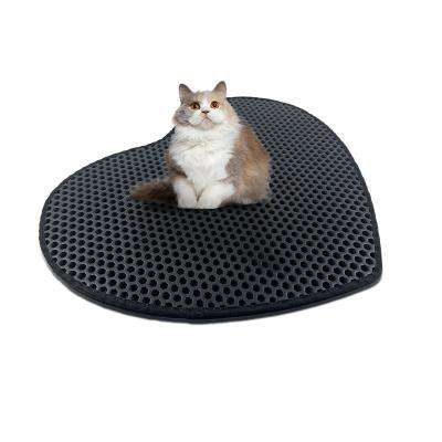 China Amazon Best Selling Pet Care Product 2 Sides Washable Livable Foldable Cat Toilet Mattress Pad Cat Litter Sand Mat for sale